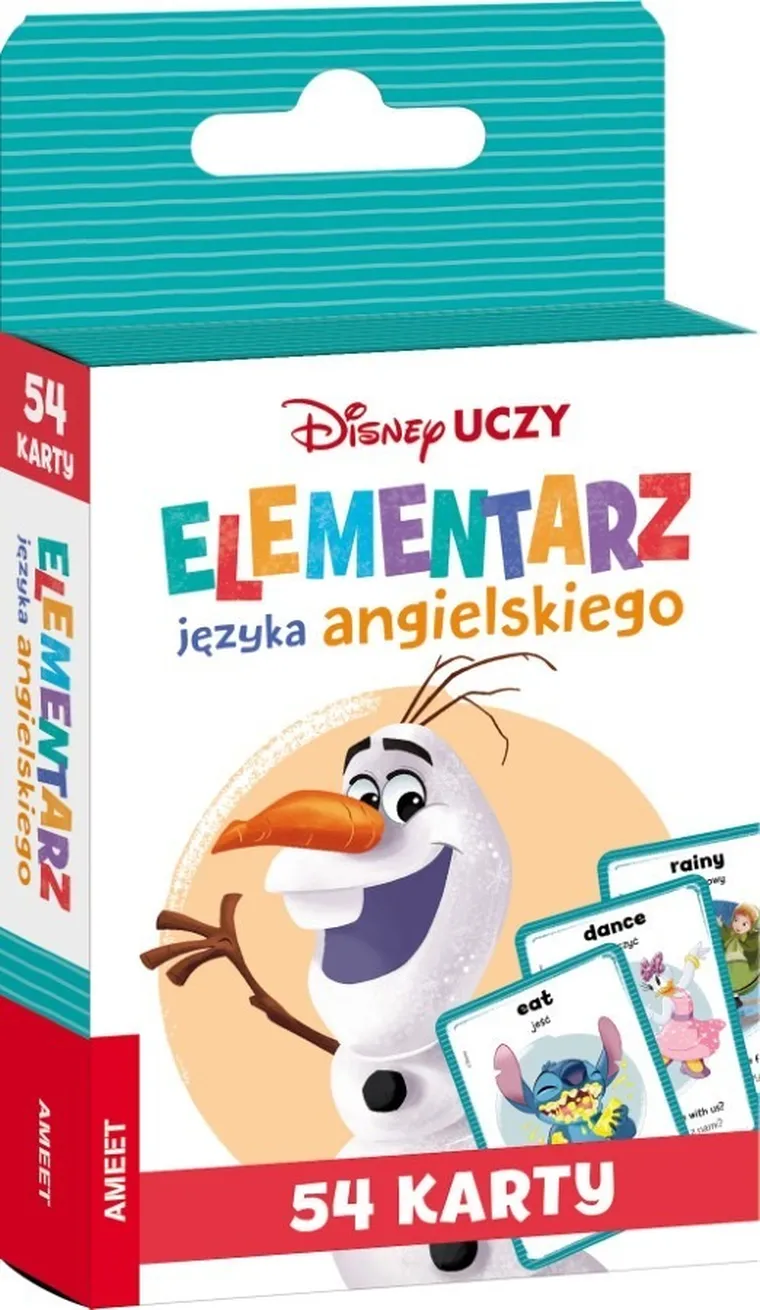 Disney uczy. Elementarz języka angielskiego. Karty