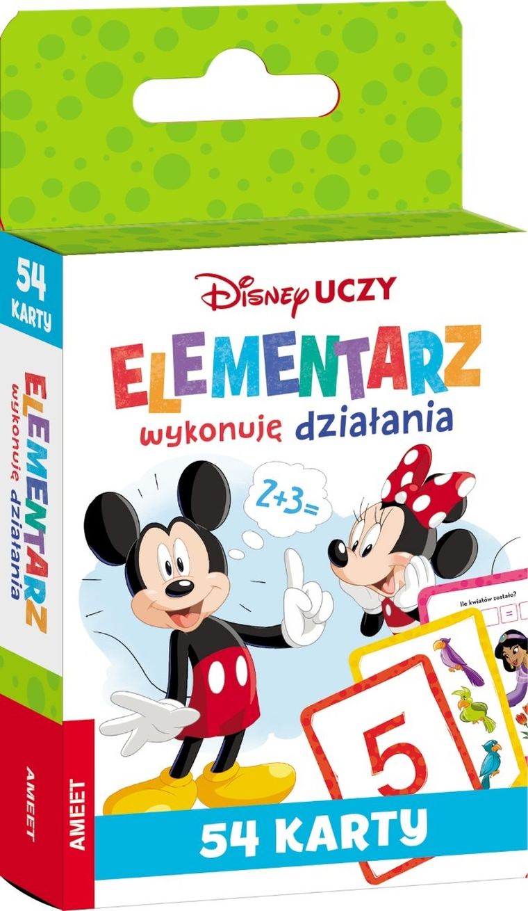Disney uczy. Elementarz wykonuję działania. Karty