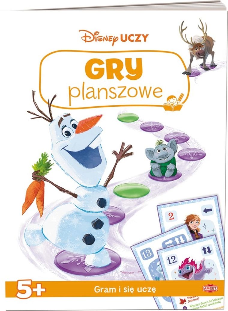 Disney uczy. Kraina lodu. Gry planszowe