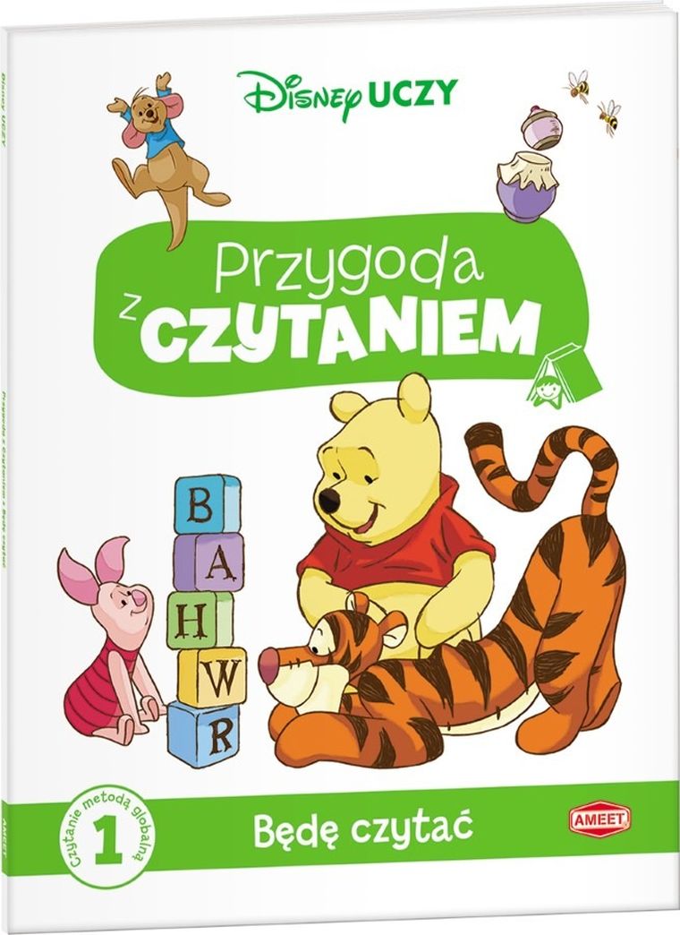 Disney uczy. Kubuś i Przyjaciele. Przygoda z czytaniem. Będę czytać