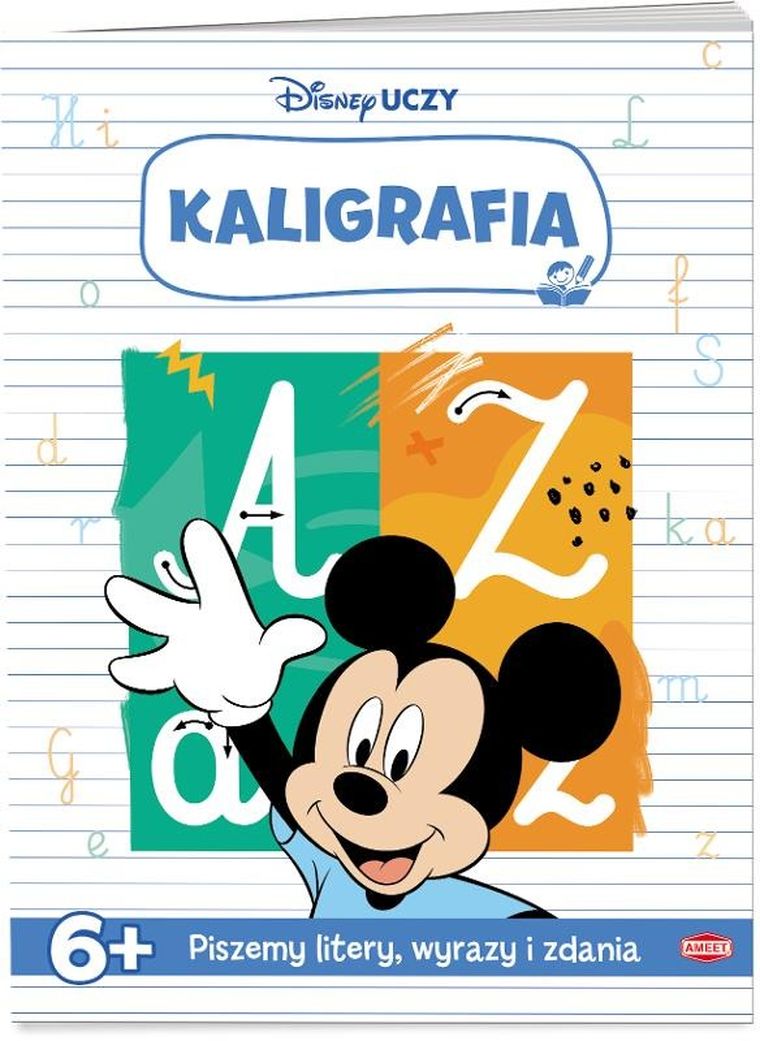 Disney uczy. Myszka Miki. Kaligrafia