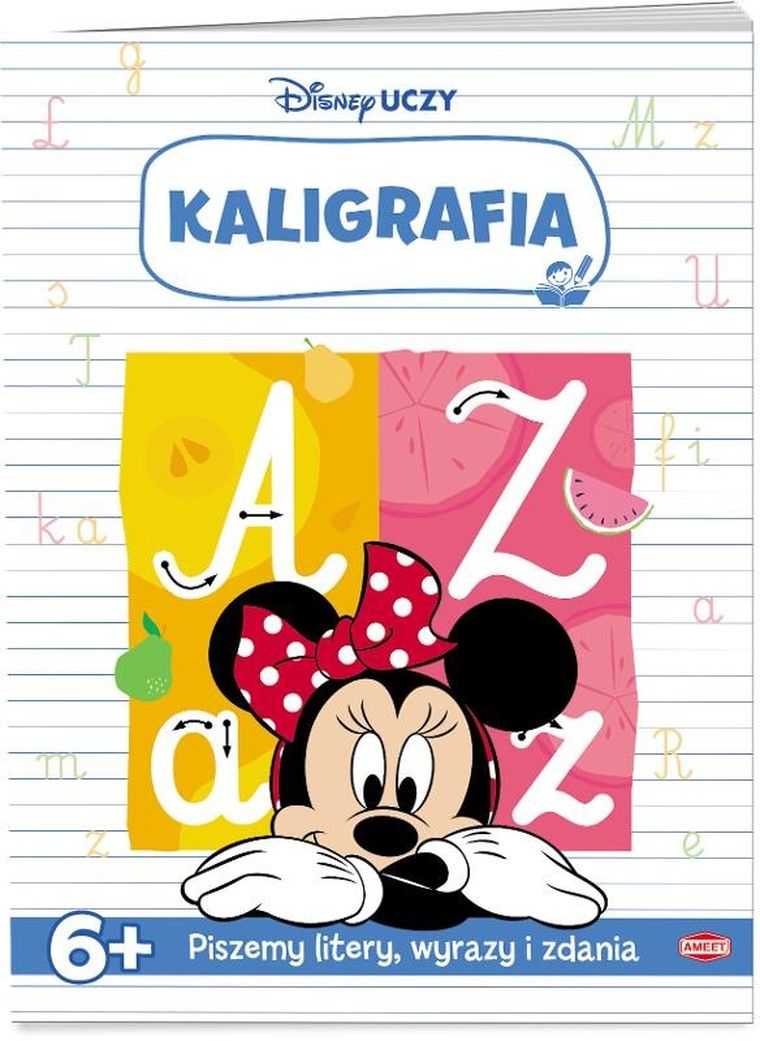 Disney uczy. Myszka Minnie. Kaligrafia