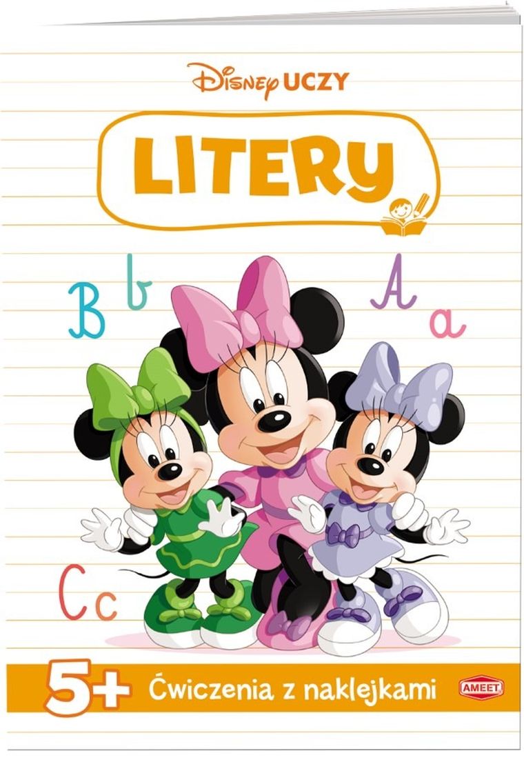 Disney Uczy. Myszka Minnie. Zeszyt Ćwiczeń. Litery