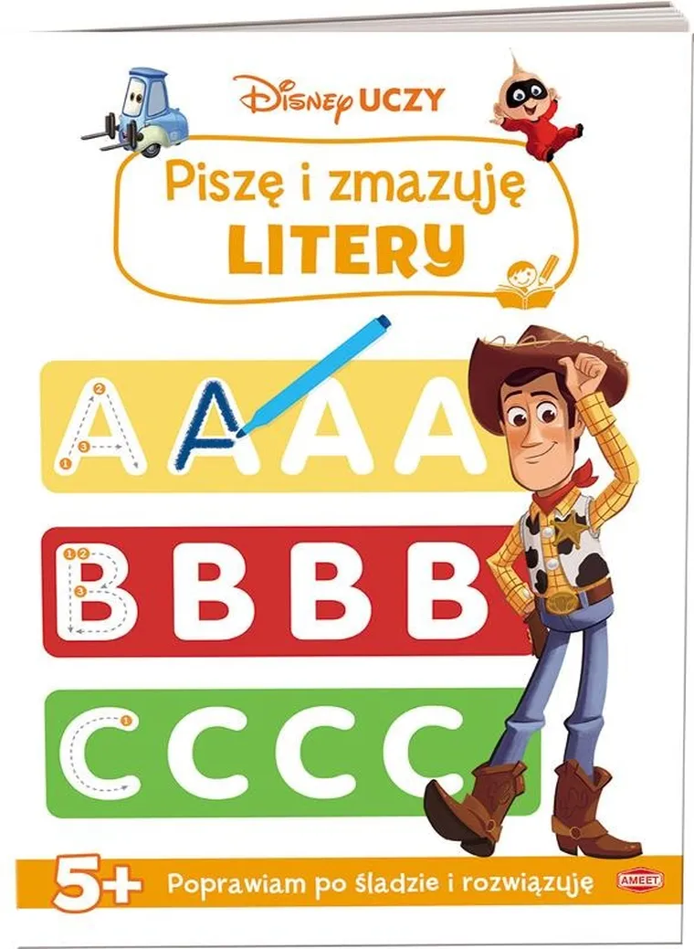 Disney uczy. Piszę i zmazuję litery