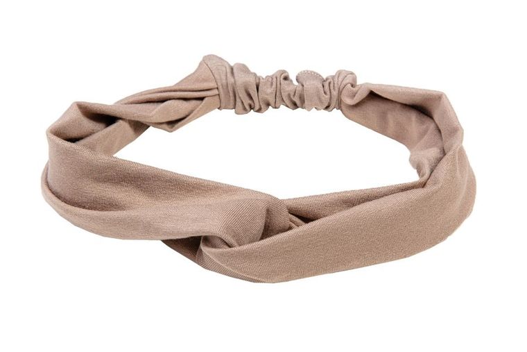 Dkaren, bawełniana opaska do włosów, W-cappucino