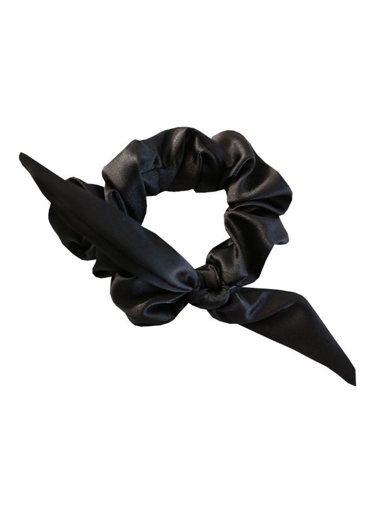 Dkaren, satynowa gumka do włosów, czarna