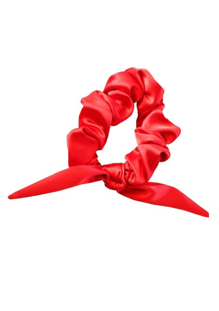 Dkaren, satynowa gumka do włosów, czerwona
