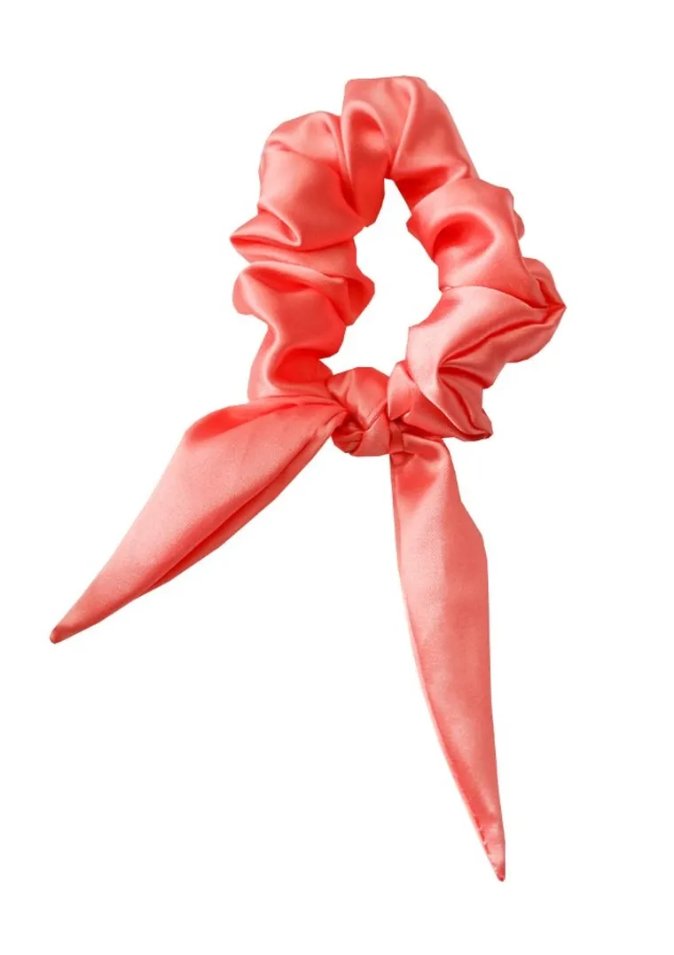 Dkaren, satynowa gumka do włosów, puder