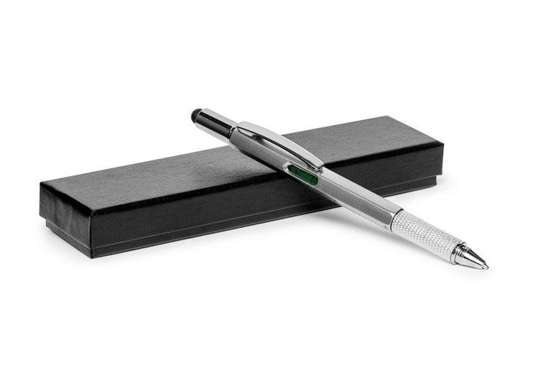 Długopis majsterkowicza 6w1, srebrny