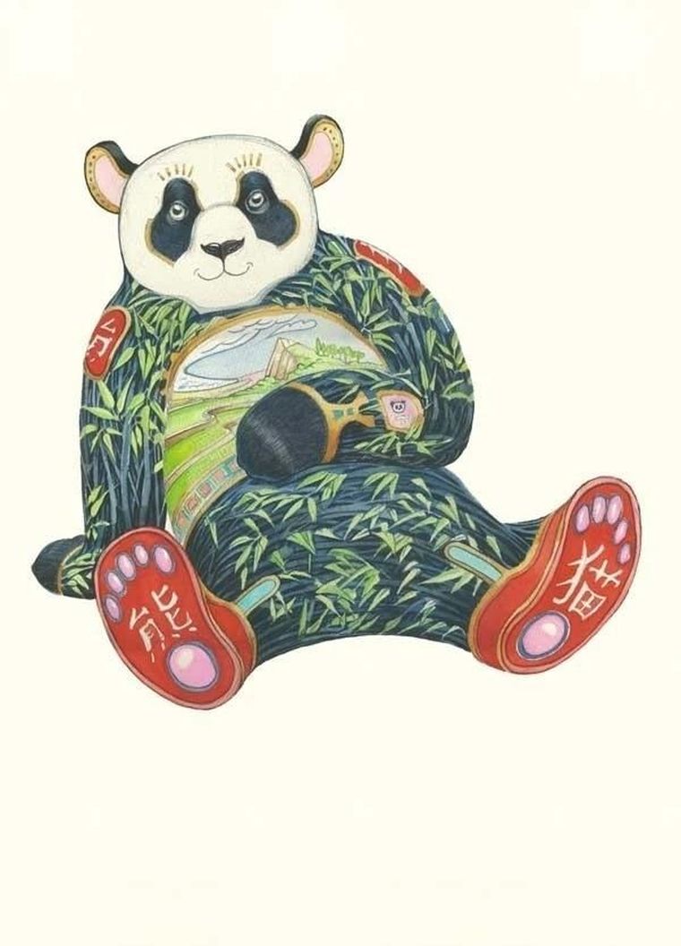 DM Collection, karnet B6 z kopertą, Panda
