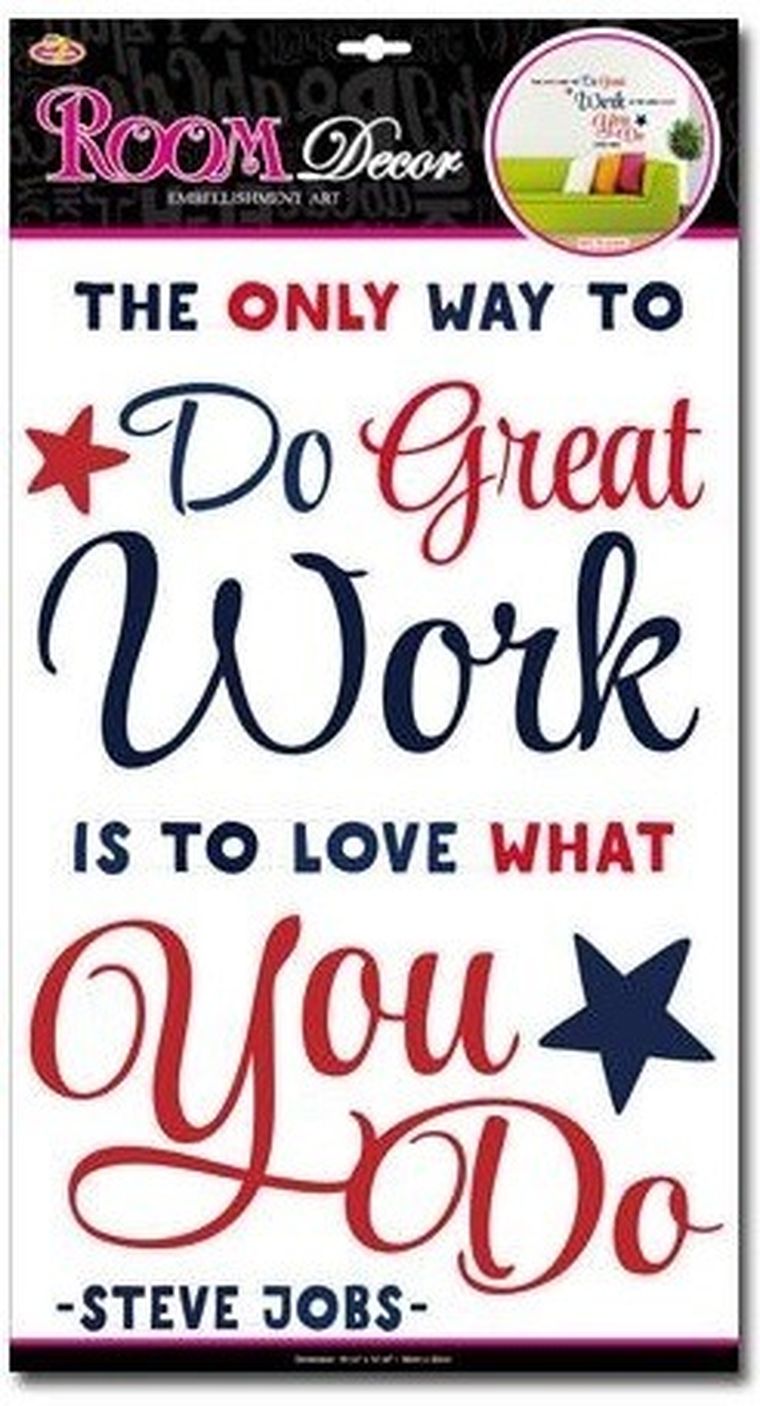 Do great work, dekoracje ścienne 3D