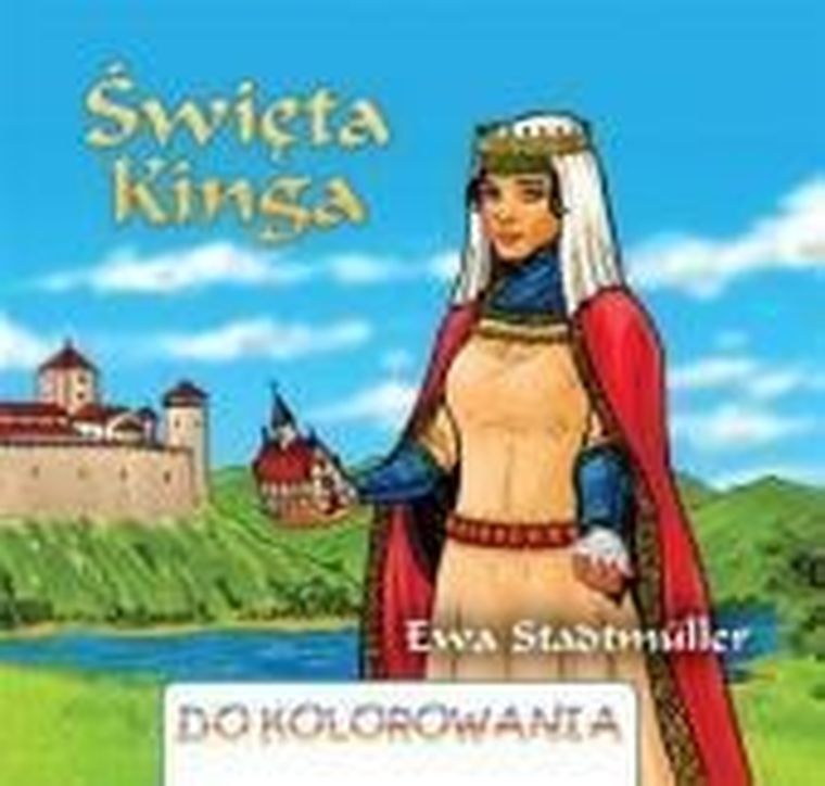 Do kolorowania. Święta Kinga