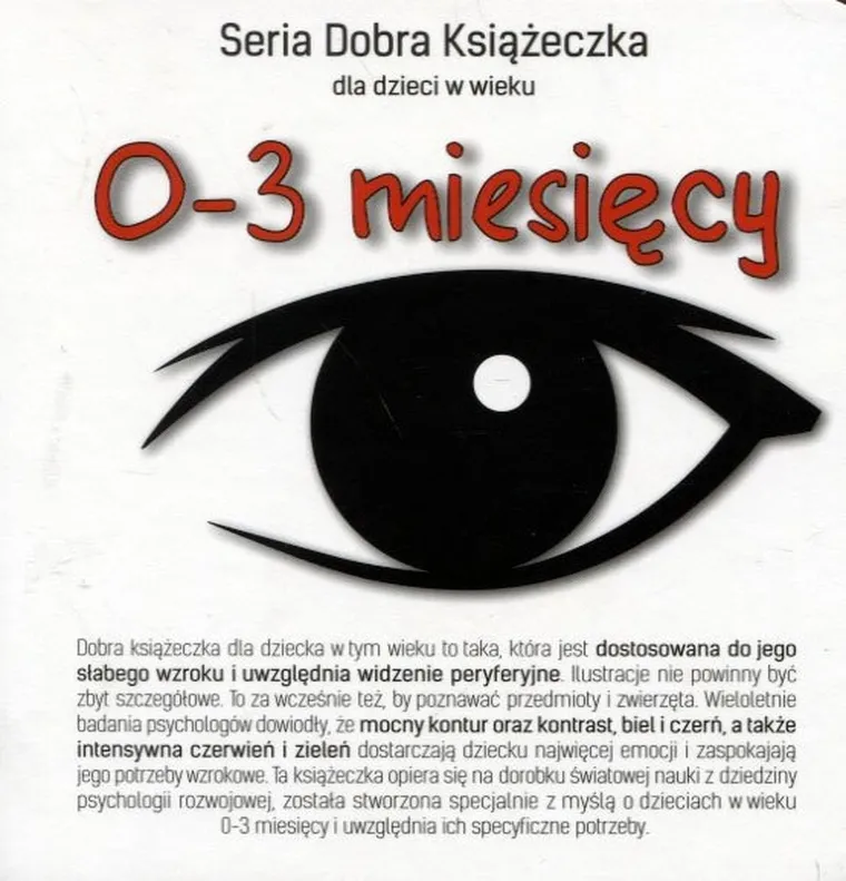 Dobra Książeczka dla dzieci w wieku 0-3 miesięcy