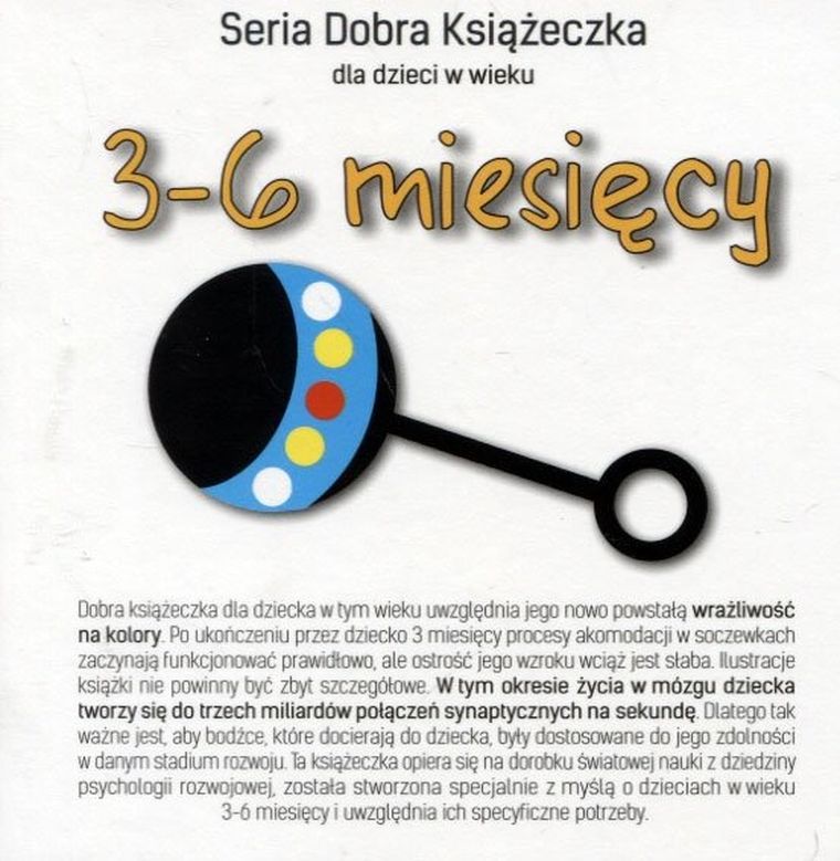 Dobra Książeczka dla dzieci w wieku 3-6 miesięcy