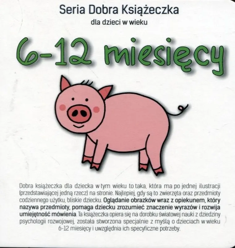 Dobra Książeczka dla dzieci w wieku 6-12 miesięcy