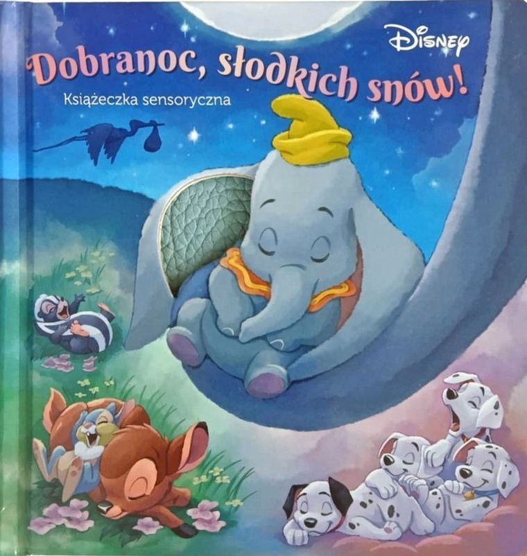 Dobranoc, słodkich snów. Disney. Dotknij i poczuj