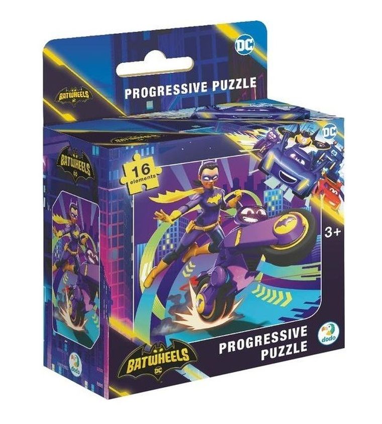 DoDo, Batman, Motocykl Batgirl Bibi, puzzle, 16 elementów