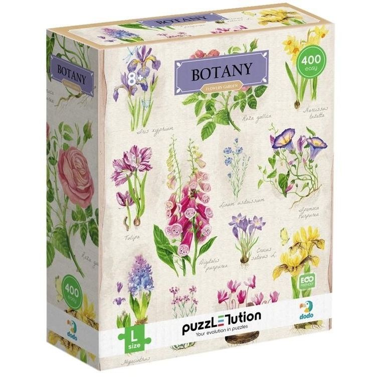 Dodo, Botanika, Ogród kwiatowy, puzzle, 400 elementów