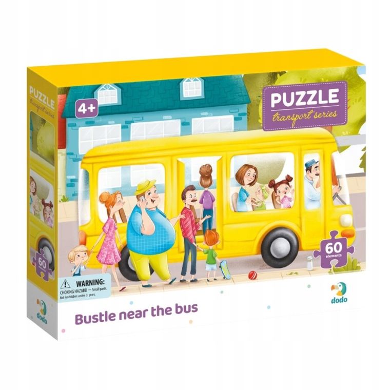 Dodo, Bustle near the bus, puzzle, 60 elementów
