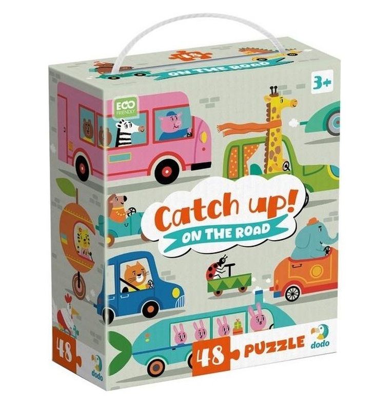 DoDo, Catch up! On the road, puzzle, 48 elementów