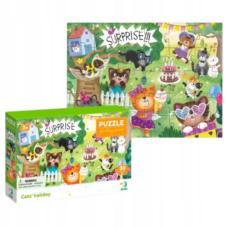 Dodo, Cat's holiday, puzzle, 30 elementów