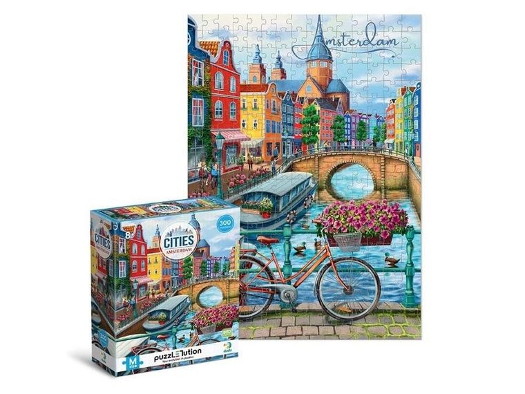 Dodo, Cities, Amsterdam, puzzle, 300 elementów