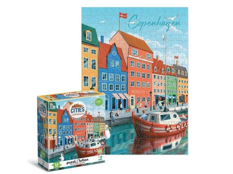 Dodo, Cities, Copenhagen, puzzle, 250 elementów