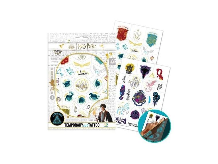 Dodo, Harry Potter, świecące tatuaże, 45 elementów