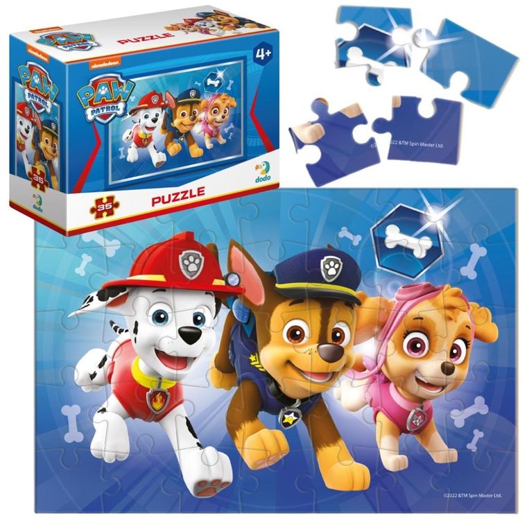 Dodo, Psi Patrol, mini puzzle, 35 elementów