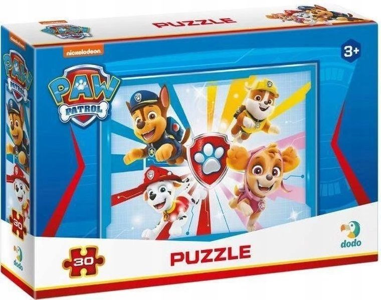 Dodo, Psi Patrol, puzzle, 30 elementów