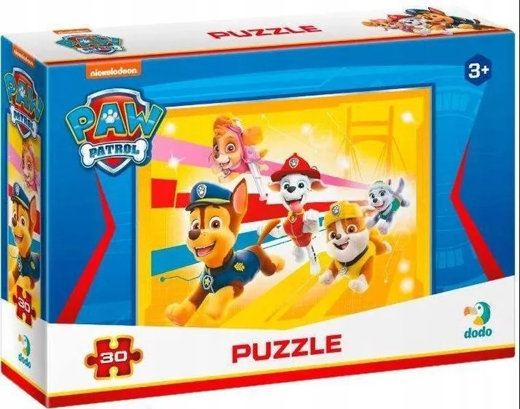 Dodo, Psi Patrol, puzzle, 30 elementów