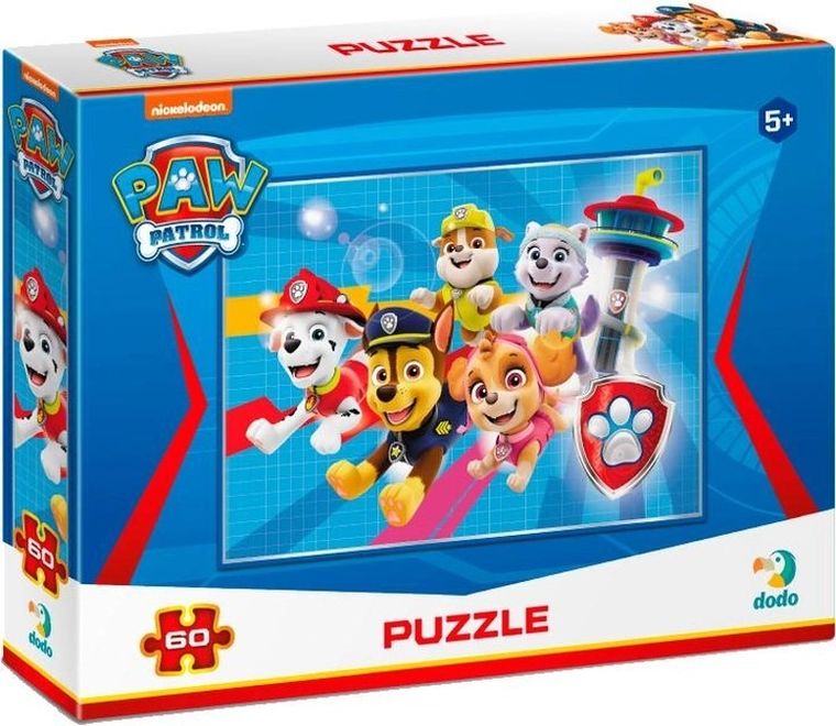 Dodo, Psi Patrol, puzzle, 60 elementów