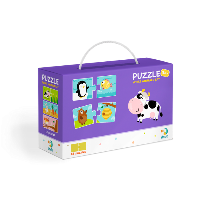 Dodo, puzzle duo, Co Jedzą Zwierzęta