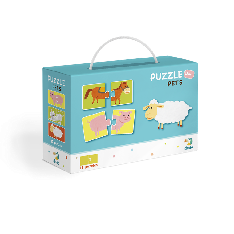 Dodo, puzzle duo, połówki Zwierzęta