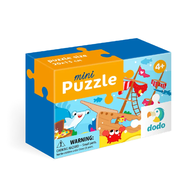 Dodo, puzzle mini, Morskie życie, 35 elementów