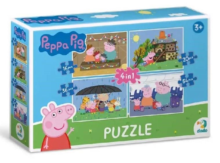 Dodo, Świnka Peppa, puzzle 4w2