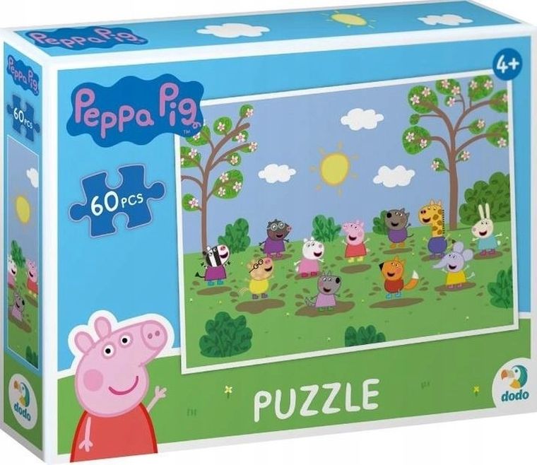 Dodo, Świnka Peppa, puzzle, 60 elementów