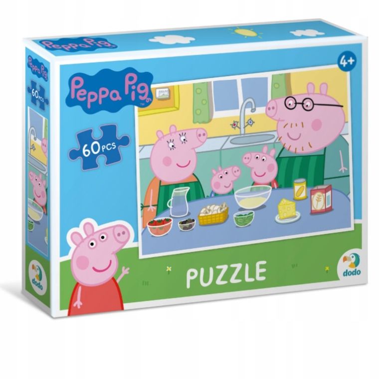 Dodo, Świnka Peppa, puzzle, 60 elementów