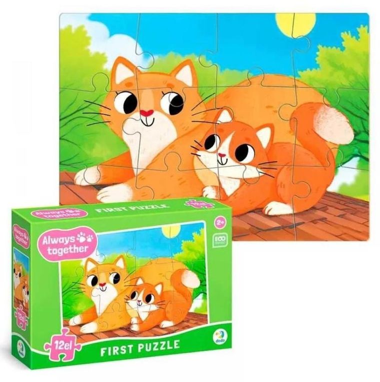 Dodo, Zawsze razem, Koty, puzzle, 12 elementów