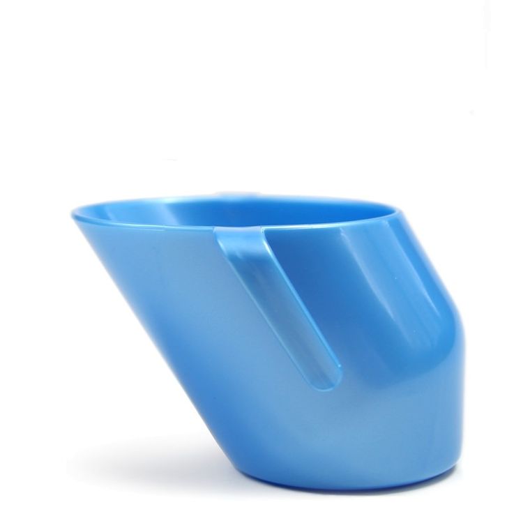 Doidy Cup, niezwykły kubeczek, lazurowy z perłą, 3m+