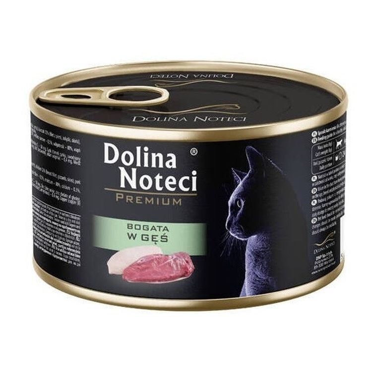 Dolina Noteci, gęś, karma mokra dla kota, 185g