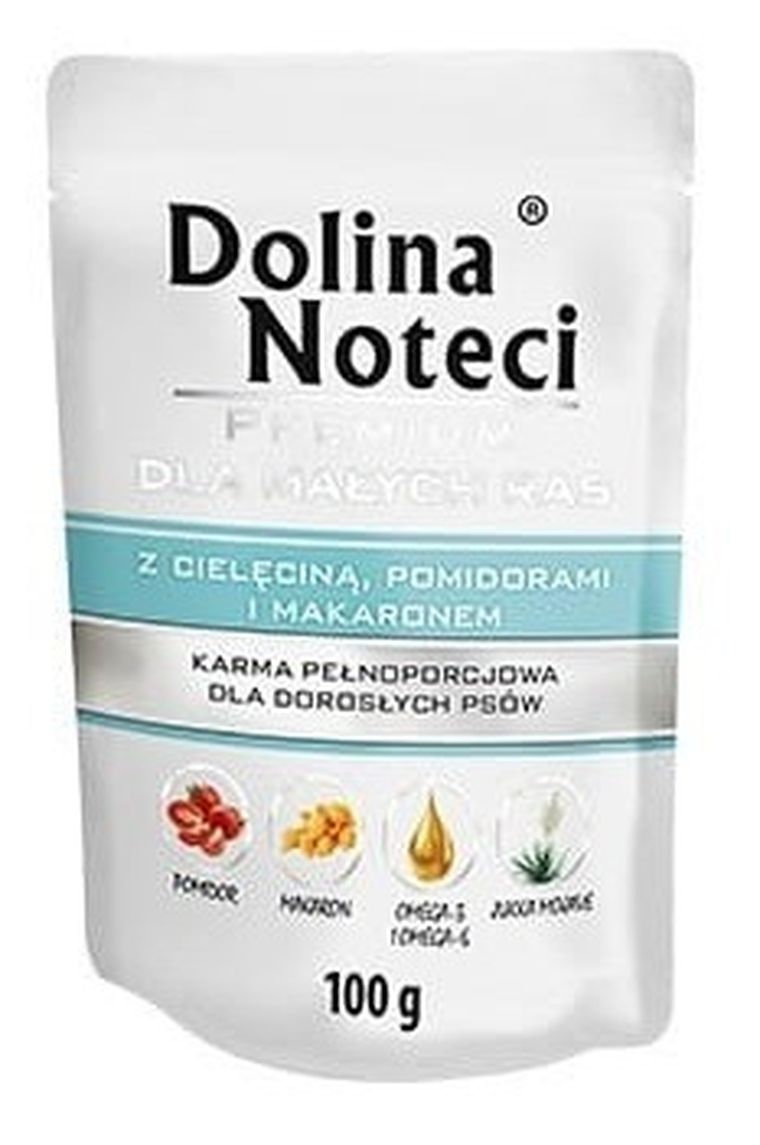 Dolina Noteci, karma dla psa, małe rasy, cielęcina, 100g