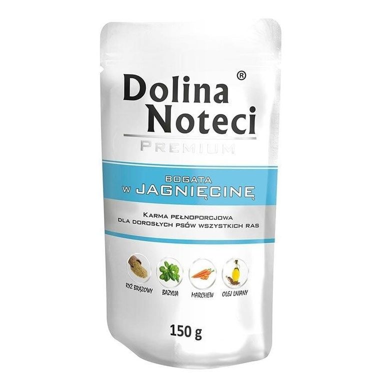 Dolina Noteci, karma mokra dla psa, bogata w jagnięcinę, 150 g