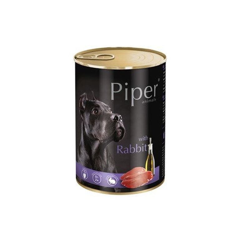 Dolina Noteci, Piper, Królik, mokra karma dla psa, 400g