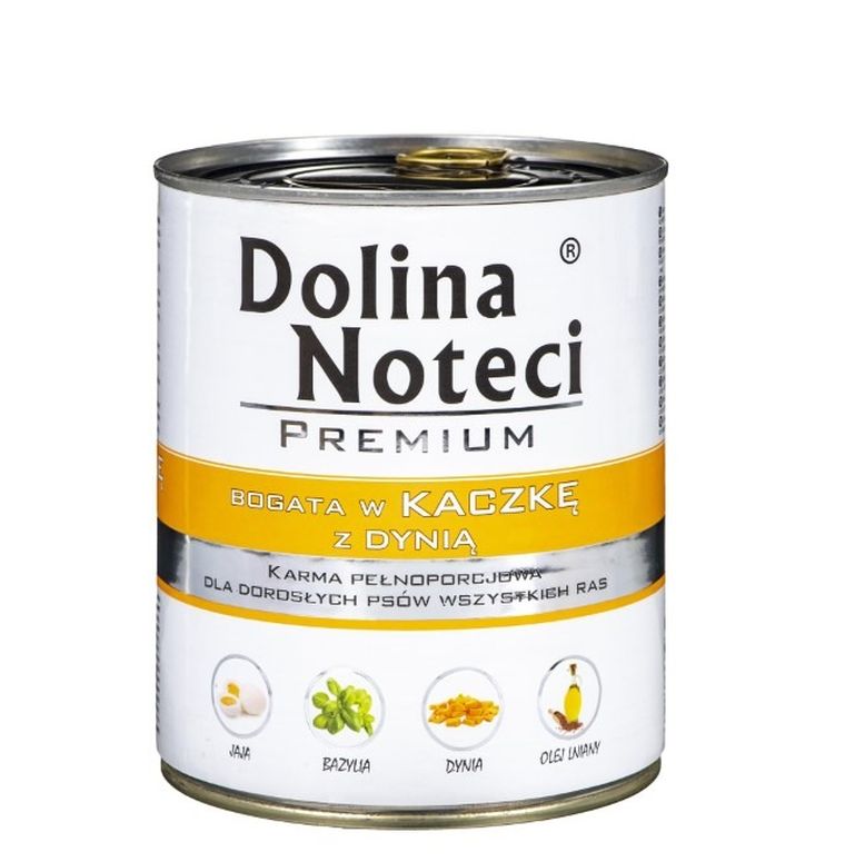 Dolina Noteci, Premium, Adult, kaczka i dynia, puszka dla psa, 800g