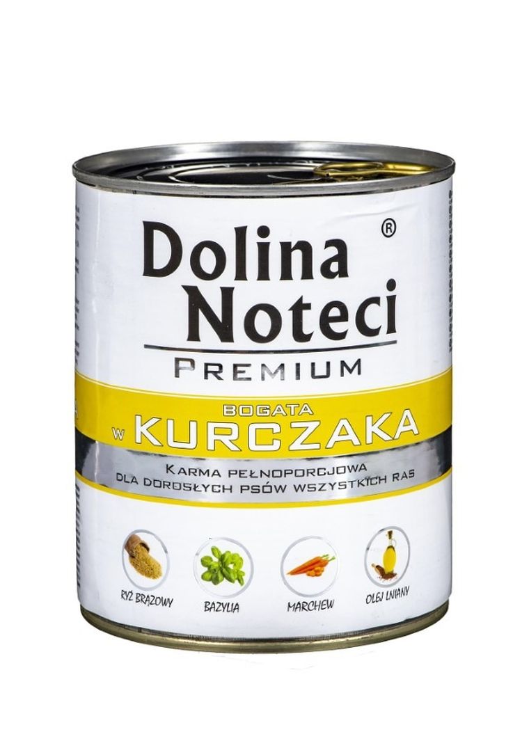 Dolina Noteci, Premium, Adult, kurczak, puszka dla psa, 800g