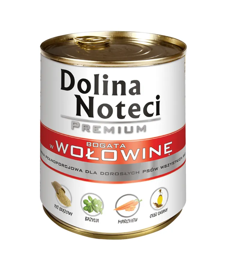 Dolina Noteci, Premium, karma mokra dla psa, wołowina, 0,8 kg