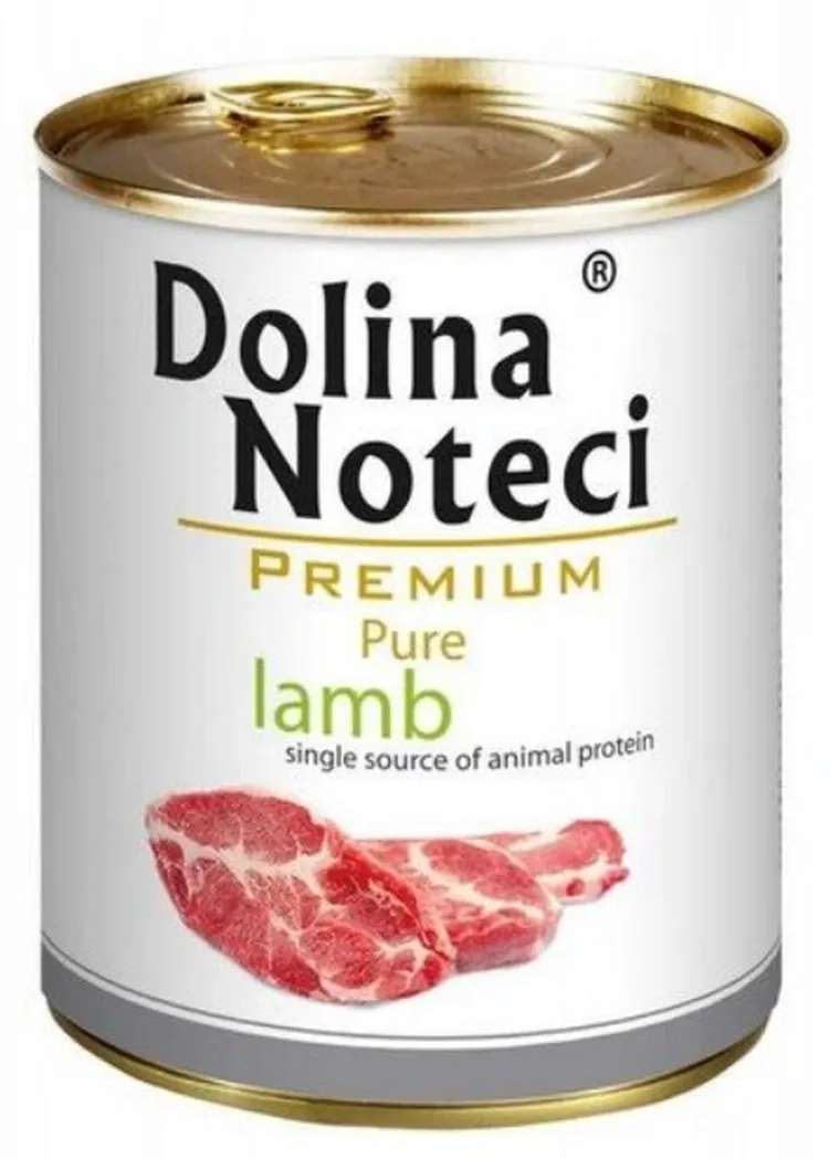 Dolina Noteci, Premium, Pure, karma dla psów rasowych, jagnięcina, 400g
