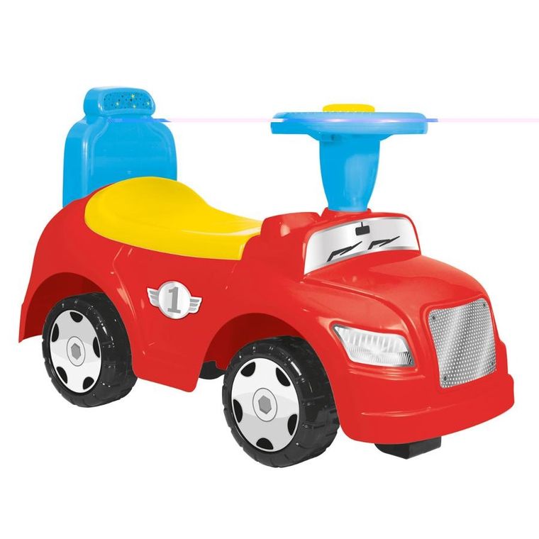 Dolu, jeździk 2w1, czerwony