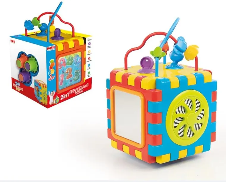 Dolu, kostka edukacyjna dla malucha, 2w1